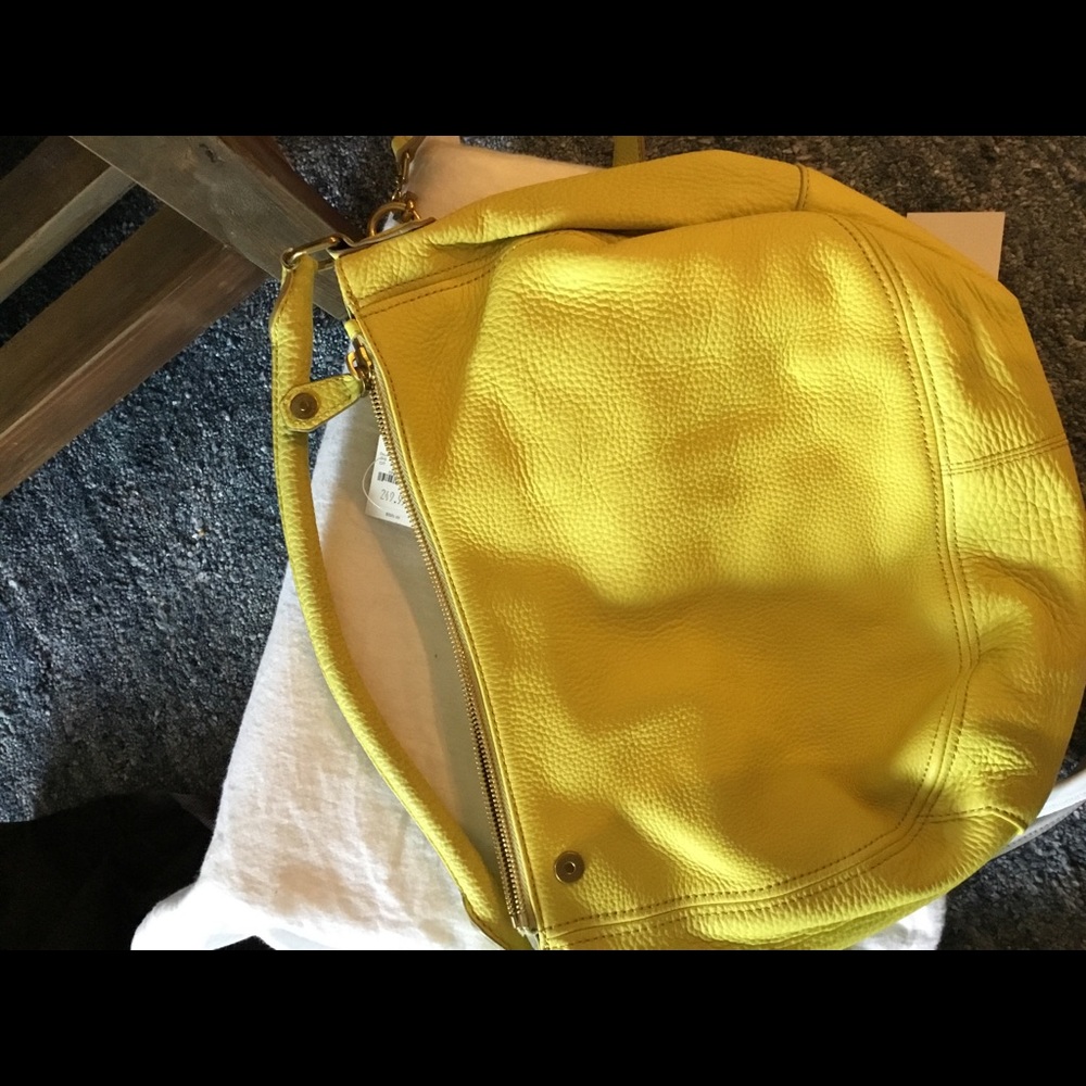 J crew yellow/citron  purse